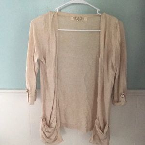 Medium pink rose cardigan